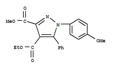 4-ethyl 3-methyl 1-(4-methoxyphenyl)-5-phenyl-1H-pyrazole-3,4-dicarboxylate