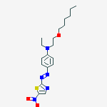 N-ethyl-N-[2-(hexyloxy)ethyl]-4-[(5-nitrothiazol-2-yl)azo]aniline