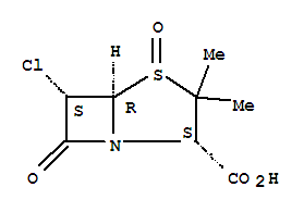 6-chloropenicillanic acid S-sulfoxide