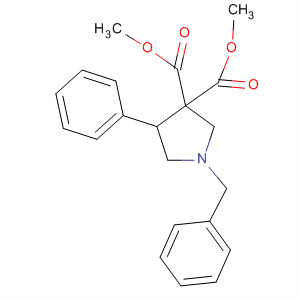 3,3-Pyrrolidinedicarboxylic acid, 4-phenyl-1-(phenylmethyl)-, dimethylester