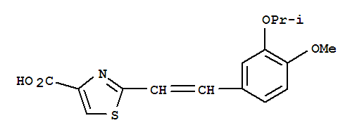 2-(2-(4-Methoxy-3-(1-methylethoxy)phenyl)ethenyl)-4-thiazolecarboxylic acid