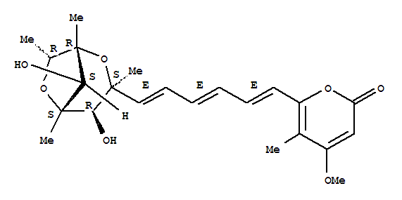 6-[(1E,3E,5E)-6-[(1R,8S)-4β,8-Dihydroxy-1α,3α,5α,7α-tetramethyl-2,6-dioxabicyclo[3.2.1]oct-3β-yl]hexa-1,3,5-trienyl]-4-methoxy-5-methyl-2H-pyran-2-one