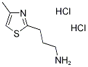 3-(4-methyl-1,3-thiazol-2-yl)propan-1-amine(SALTDATA: 2HCl) molecular structure