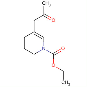 1(2H)-Pyridinecarboxylic acid, 3,4-dihydro-5-(2-oxopropyl)-, ethyl ester molecular structure