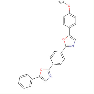 Oxazole, 5-(4-methoxyphenyl)-2-[4-(5-phenyl-2-oxazolyl)phenyl]-