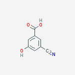 BENZOIC ACID, 3-CYANO-5-HYDROXY