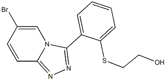 2-[[2-(6-Bromo-1,2,4-triazolo[4,3-a]pyridin-3-yl)phenyl]thio]ethanol