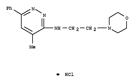 4-methyl-N-(2-morpholin-4-ylethyl)-6-phenylpyridazin-3-amine hydrochloride