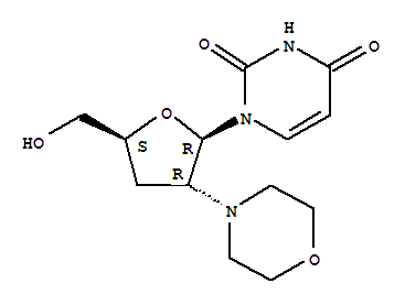 2',3'-dideoxy-2'-morpholin-4-yluridine