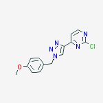 4-(1-(4-methoxybenzyl)-1H-1,2,3-triazol-4-yl)-2-chloropyrimidine