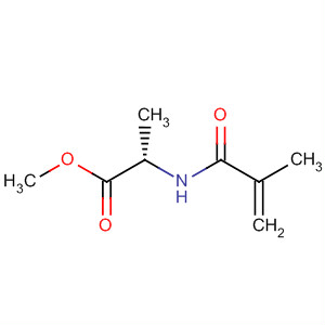 L-Alanine, N-(2-methyl-1-oxo-2-propenyl)-, methyl ester molecular structure