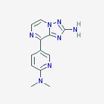 8-(6-(dimethylamino)pyridin-3-yl)-[1,2,4]triazolo[1,5-a]pyrazin-2-amine