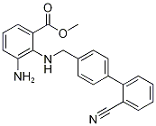 methyl 3-amino-2-(((2'-cyanobiphenyl-4-yl)methyl)amino)benzoate