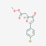 methyl [5-(4-bromophenyl)-3-oxo-2,3-dihydrofuran-2-yl]ethaneperoxoate
