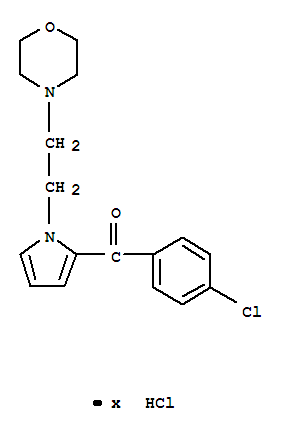 4-{2-[2-(4-chlorobenzoyl)-1H-pyrrol-1-yl]ethyl}morpholin-4-ium chloride