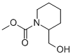 1-Piperidinecarboxylic  acid,  2-(hydroxymethyl)-,  methyl  ester molecular structure