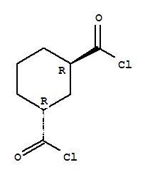 1,3-CYCLOHEXANEDICARBONYL DICHLORIDE,TRANS- molecular structure