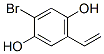 1,4-Benzenediol,2-bromo-5-ethenyl- molecular structure