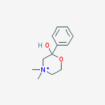 Morpholinium, 2-hydroxy-4,4-dimethyl-2-phenyl-