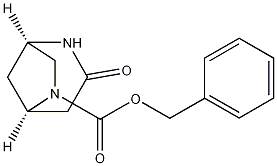 (1R,5R)-benzyl 3-oxo-2,6-diazabicyclo[3.2.1]octane-6-carboxylate molecular structure