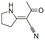 Butanenitrile,3-oxo-2-(2-pyrrolidinylidene)- molecular structure