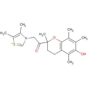 Thiazolium,3-[2-(3,4-dihydro-6-hydroxy-2,5,7,8-tetramethyl-2H-1-benzopyran-2-yl)-2-oxoethyl]-4,5-dimethyl-
