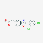 2-(2,4-Dichlorophenyl)-α-methyl-5-benzoxazoleacetic acid