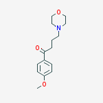 1-Butanone, 1-(4-methoxyphenyl)-4-(4-morpholinyl)-