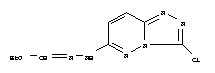 ethyl (3-chloro[1,2,4]triazolo[4,3-b]pyridazin-6-yl)hydrazonoformate