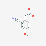 2-(2-Cyano-4-methoxyphenyl)acetic acid