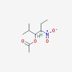 (2-methyl-4-nitrohexan-3-yl) Acetate molecular structure