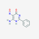 6-amino-5-nitroso-2-phenyl-1h-pyrimidin-4-one molecular structure