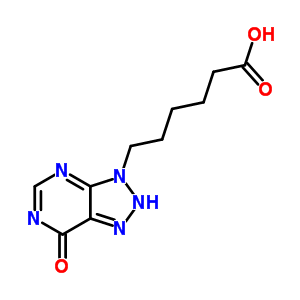 6-(7-oxo-2,7-dihydro-3H-[1,2,3]triazolo[4,5-d]pyrimidin-3-yl)hexanoic acid
