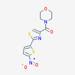 4-{[2-(5-nitrothiophen-2-yl)-1,3-thiazol-4-yl]carbonyl}morpholine