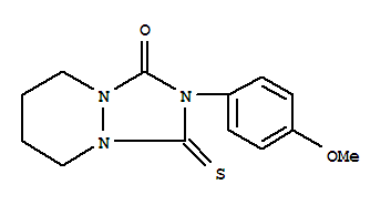 1H-(1,2,4)Triazolo(1,2-a)pyridazin-1-one, hexahydro-2-(4-methoxyphenyl)-3-thioxo-