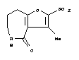3-methyl-2-nitro-5,6,7,8-tetrahydro-4H-furo[3,2-c]azepin-4-one