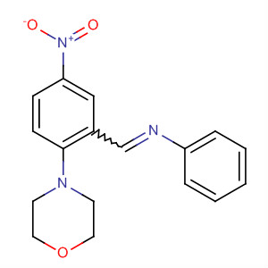 Benzenamine, N-[[2-(4-morpholinyl)-5-nitrophenyl]methylene]-