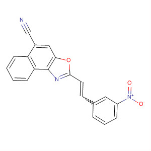 Naphth[1,2-d]oxazole-5-carbonitrile, 2-[2-(3-nitrophenyl)ethenyl]-