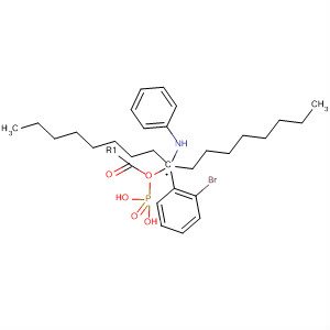 Phosphonic acid, [(2-bromophenyl)(phenylamino)methyl]-, dioctyl ester molecular structure