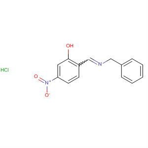 Phenol, 5-nitro-2-[[(phenylmethyl)imino]methyl]-, monohydrochloride