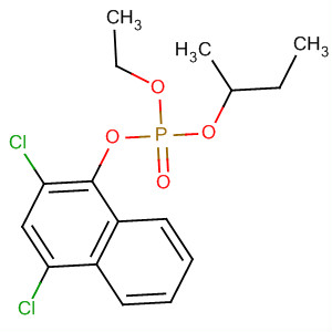 Phosphoric acid, 2,4-dichloro-1-naphthalenyl ethyl 1-methylpropyl ester