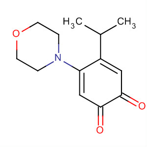 3,5-Cyclohexadiene-1,2-dione, 4-(1-methylethyl)-5-(4-morpholinyl)-
