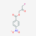 3-Fluoro-2-oxopropyl=p-nitrobenzoate molecular structure