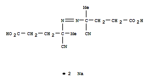 Pentanoicacid, 4,4'-(1,2-diazenediyl)bis[4-cyano-, sodium salt (1:2)