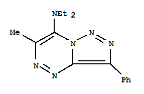 N,N-diethyl-6-methyl-3-phenyl[1,2,3]triazolo[5,1-c][1,2,4]triazin-7-amine