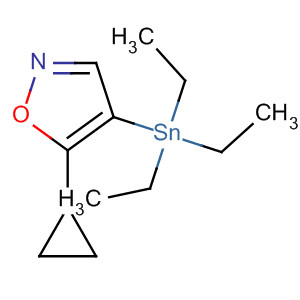 Isoxazole, 5-cyclopropyl-4-(triethylstannyl)-