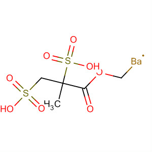 Propanoic acid, 2-methyl-2,3-disulfo-, 1-methyl ester, barium salt molecular structure