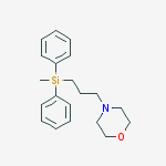 4-{3-[methyl(diphenyl)silyl]propyl}morpholine