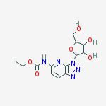 Ethyl N-[3-[3,4-dihydroxy-5-(hydroxymethyl)oxolan-2-yl]triazolo[4,5-b]pyridin-5-yl]carbamate