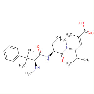 2-Hexenoic acid,2,5-dimethyl-4-[methyl[(2S)-2-[[(2S)-3-methyl-2-(methylamino)-1-oxo-3-phenylbutyl]amino]-1-oxobutyl]amino]-, (2E,4S)-